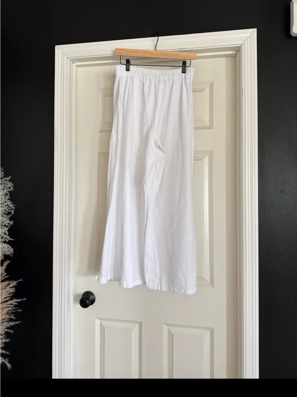 Simply Cotton by Cecelia Nathal Culotte Wide Leg Pants in White size Medium - Picture 5 of 12